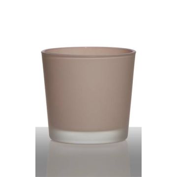 Vaso da fiori ALENA FROST, cilindro/rotondo, rosa chiaro effetto opaco, 11 cm, Ø11,5 cm