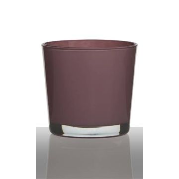 Vaso da fiori ALENA, cilindro/rotondo, rosa antico, 11 cm, Ø11,5 cm