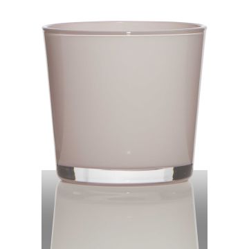 Vaso da fiori ALENA, cilindro/rotondo, rosa chiaro, 11 cm, Ø11,5 cm