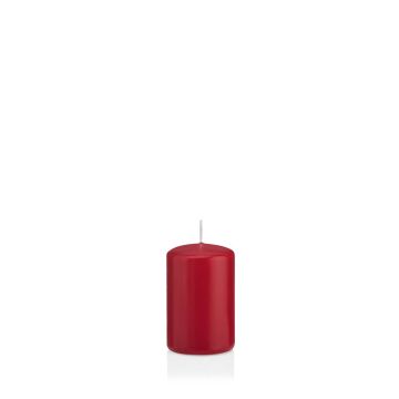 Candela votiva / Candela a colonna MAEVA, rosso scuro, 8cm, Ø5cm, 18h - Made in Germany