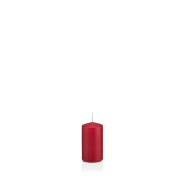 Candela votiva / Candela a colonna MAEVA, rosso scuro, 10cm, Ø5cm, 23h - Made in Germany Candela votiva / Candela a colonna MAEVA, rosso scuro, 10cm, Ø5cm, 23h - Made in Germany