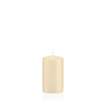 Candela votiva / Candela a colonna MAEVA, crema, 10cm, Ø6cm, 33h - Made in Germany Candela votiva / Candela a colonna MAEVA, crema, 10cm, Ø6cm, 33h - Made in Germany