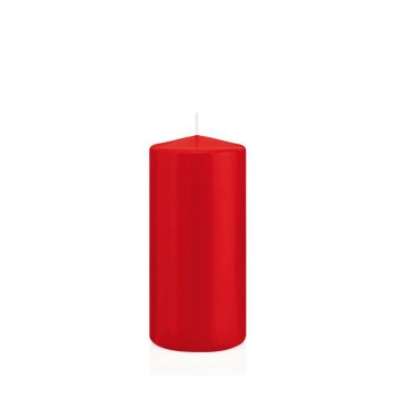 Candela votiva / Candela a colonna MAEVA, rosso, 15cm, Ø7cm, 63h - Made in Germany Candela votiva / Candela a colonna MAEVA, rosso, 15cm, Ø7cm, 63h - Made in Germany