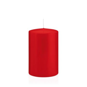 Candela votiva / Candela a colonna MAEVA, rosso, 15cm, Ø10cm, 113h - Made in Germany Candela votiva / Candela a colonna MAEVA, rosso, 15cm, Ø10cm, 113h - Made in Germany