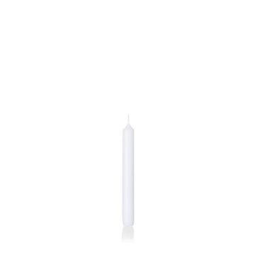 Candela per candelabro CHARLOTTE, bianco bagnato, 18,5cm, Ø2,1cm, 6,5h - Made in Germany