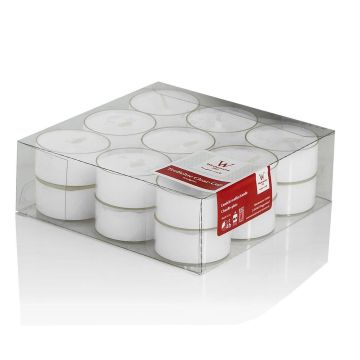 Set di 18 lumini / Candela tipo lumino KENNY, bianco, 1,8cm, Ø3,8cm, 4h