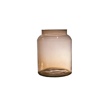 Vaso MARTITA in vetro, riciclato, trasparente arancione-marrone, 25cm, Ø19cm Vaso MARTITA in vetro, riciclato, trasparente arancione-marrone, 25cm, Ø19cm
