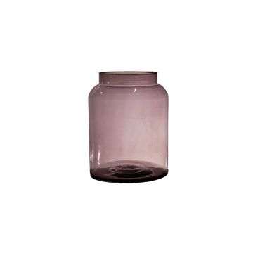 Vaso MARTITA in vetro, riciclato, viola-trasparente, 25cm, Ø19cm