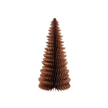 Grande albero di Natale in carta TOFA, marrone, 130 cm Grande albero di Natale in carta TOFA, marrone, 130 cm