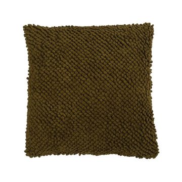 Cuscino morbido BOLLY, con perline, rosa salmone, 45x45cm