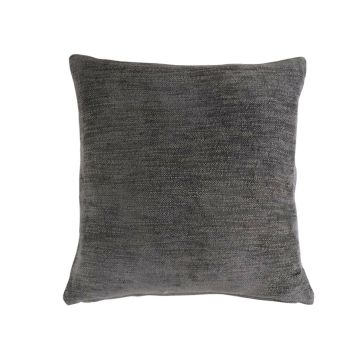 Cuscino decorativo in tela KALUA, grigio scuro, 45x45cm