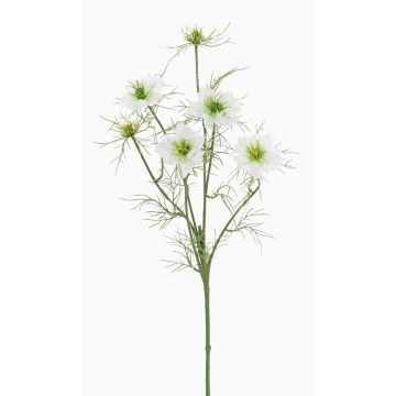 Cumino nero finto SEVIN, bianco-verde, 65cm, Ø6-7cm