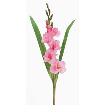 Gladiolo di plastica ELEA, rosa, 85cm, Ø3-10cm