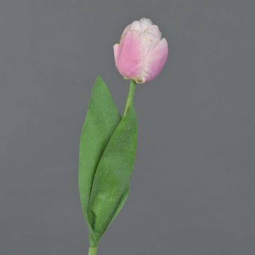 Tulipano finto ROMANA, rosa, 45cm, Ø6cm