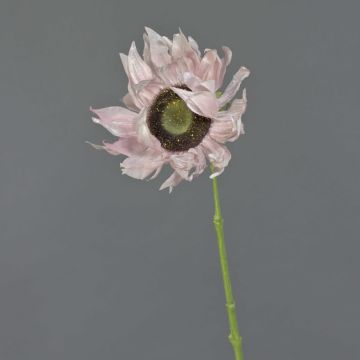 Girasole finto JANIKA, rosa, 60cm, Ø12cm
