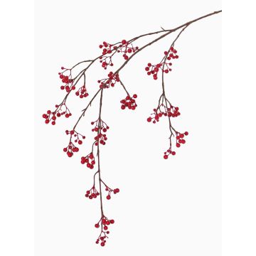 Ramo finto di sinforicarpi GESA con bacche, rosso, 120cm Ramo finto di sinforicarpi GESA con bacche, rosso, 120cm