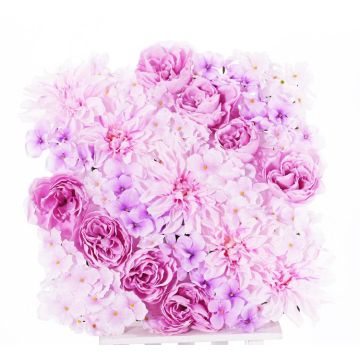 Composito decorativo con peonia, dalia e ortensia, EVOLET, rosa, 30x30 cm Composito decorativo con peonia, dalia e ortensia, EVOLET, rosa, 30x30 cm