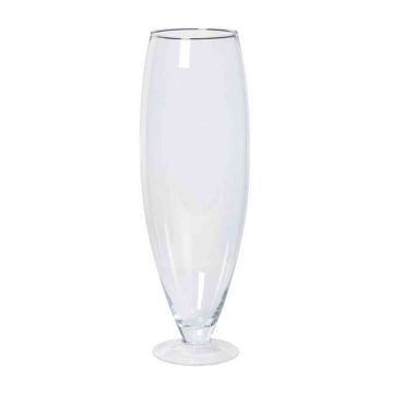 Vaso da pavimento TINA, conico/rotondo, trasparente, 67cm, Ø17cm/Ø22cm Vaso da pavimento TINA, conico/rotondo, trasparente, 67cm, Ø17cm/Ø22cm