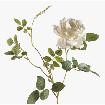 Ramo di rose finte BEATA, crema, 75cm Ramo di rose finte BEATA, crema, 75cm