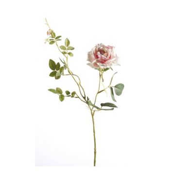 Ramo di rose finte BEATA, rosa-bianco, 75cm Ramo di rose finte BEATA, rosa-bianco, 75cm