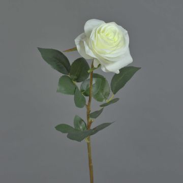 Rosa finta BRINA, bianca, 70cm