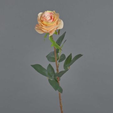 Rosa finta BRINA, rosa crema, 70cm