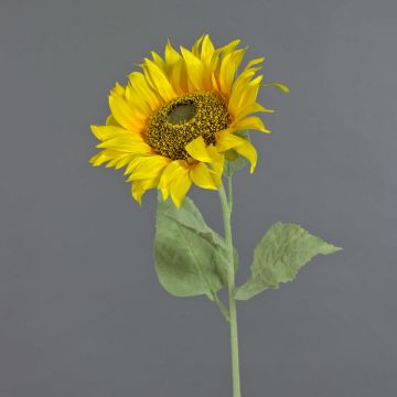 Girasole finto CORALINE, giallo, 80cm