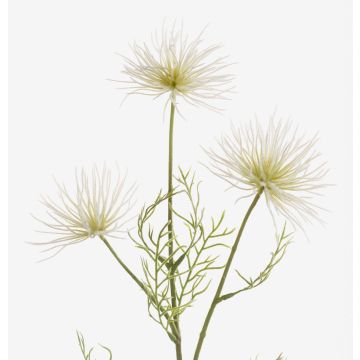 Crisantemo finto HARARE, crema, 65cm