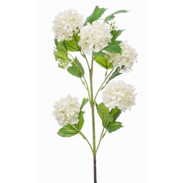Ramo di viburnum artificiale FONTE, crema, 75cm