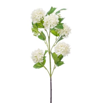 Ramo di viburnum artificiale FONTE, crema, 75cm