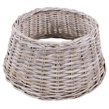 Supporto per albero di Natale a cesto MACARIO in rattan, bianco calcareo, 26cm, Ø60cm Supporto per albero di Natale a cesto MACARIO in rattan, bianco calcareo, 26cm, Ø60cm