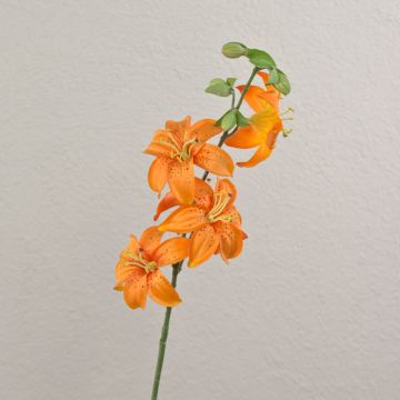 Giglio tigrato artificiale ASHANTI, arancione, 60 cm, Ø 10 cm