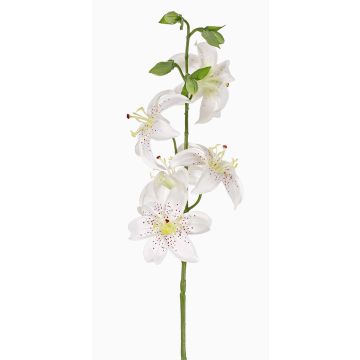 Giglio tigrato sintetico ASHANTI, bianco, 60cm, Ø10cm Giglio tigrato sintetico ASHANTI, bianco, 60cm, Ø10cm