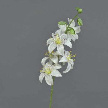 Giglio tigrato artificiale ASHANTI, bianco, 60 cm, Ø 10 cm Giglio tigrato artificiale ASHANTI, bianco, 60 cm, Ø 10 cm