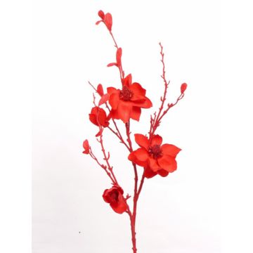 Ramo di magnolia artificiale SANDY, glitterato, rosso, 115 cm Ramo di magnolia artificiale SANDY, glitterato, rosso, 115 cm