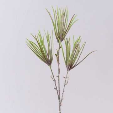 Ramo di pino artificiale PEER, glitterato, verde, 50 cm