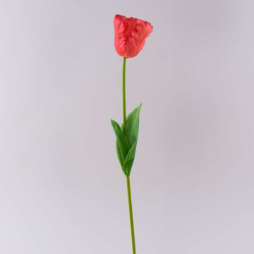 Fiore in plastica Tulipano pappagallo PETSCHORA, arancione, 65 cm Fiore in plastica Tulipano pappagallo PETSCHORA, arancione, 65 cm
