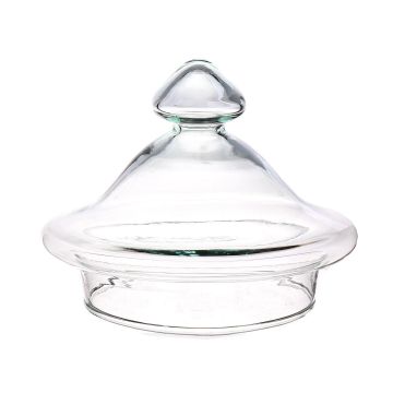 Coperchio in vetro DOMINGAS per barattolo di vetro, con manico, trasparente, 13 cm, Ø 15 cm Coperchio in vetro DOMINGAS per barattolo di vetro, con manico, trasparente, 13 cm, Ø 15 cm