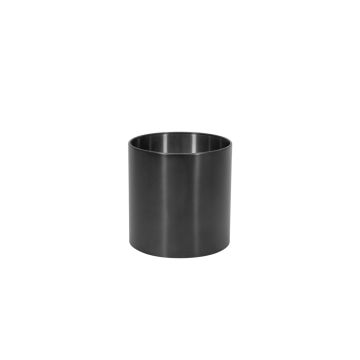 Vaso da esterno in acciaio inossidabile ALVARO con rotelle, antracite, 41,5 cm, Ø 40 cm Vaso da esterno in acciaio inossidabile ALVARO con rotelle, antracite, 41,5 cm, Ø 40 cm