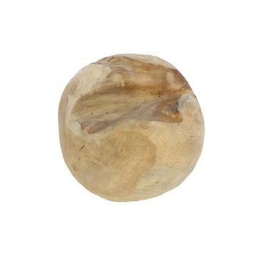 Sfera in legno di teak naturale BEDRAN, naturale, Ø 20 cm
