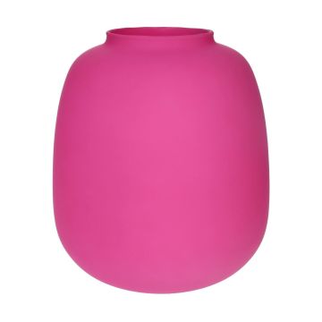 Vaso in vetro CAYDENCE, rosa opaco, 25,3 cm, Ø 22,2 cm Vaso in vetro CAYDENCE, rosa opaco, 25,3 cm, Ø 22,2 cm