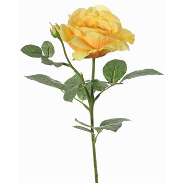Fiore decorativo rosa WAIOLA, giallo, 65cm, Ø11cm Fiore decorativo rosa WAIOLA, giallo, 65cm, Ø11cm