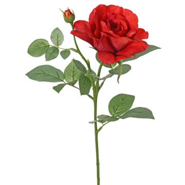 Fiore decorativo rosa WAIOLA, rosso, 65 cm, Ø 11 cm Fiore decorativo rosa WAIOLA, rosso, 65 cm, Ø 11 cm