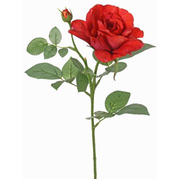 Fiore decorativo rosa WAIOLA, rosso, 65 cm, Ø 11 cm Fiore decorativo rosa WAIOLA, rosso, 65 cm, Ø 11 cm