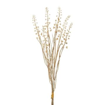 Mazzo decorativo di bacche di kermes ILMOR, bacche, effetto secco, beige, 50 cm