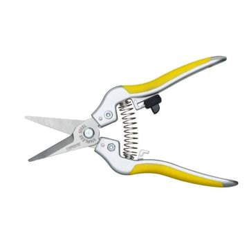 OASIS® Forbici da giardino con impugnature gommate, gialle, 17,5 cm OASIS® Forbici da giardino con impugnature gommate, gialle, 17,5 cm