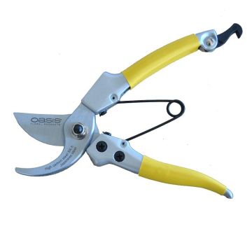 Forbici da fiorista OASIS® con impugnature gommate, gialle, 18 cm Forbici da fiorista OASIS® con impugnature gommate, gialle, 18 cm