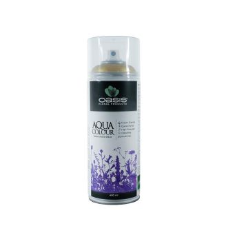 OASIS® Spray colorante Aqua Colour Spray, a base d’acqua, oro metallizzato, 400 ml OASIS® Spray colorante Aqua Colour Spray, a base d’acqua, oro metallizzato, 400 ml