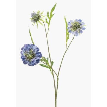 Ramo artificiale di Scabiosa RUXTER, blu-lilla-verde, 60 cm, Ø 6-8 cm Ramo artificiale di Scabiosa RUXTER, blu-lilla-verde, 60 cm, Ø 6-8 cm