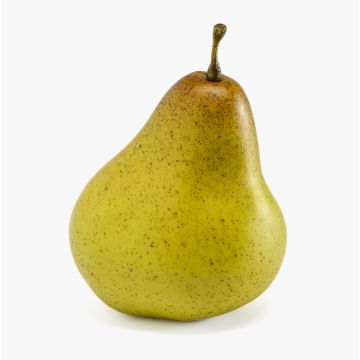 Frutta decorativa: pera KAMALA, verde-marrone, 9,5 cm, Ø 8 cm Frutta decorativa: pera KAMALA, verde-marrone, 9,5 cm, Ø 8 cm
